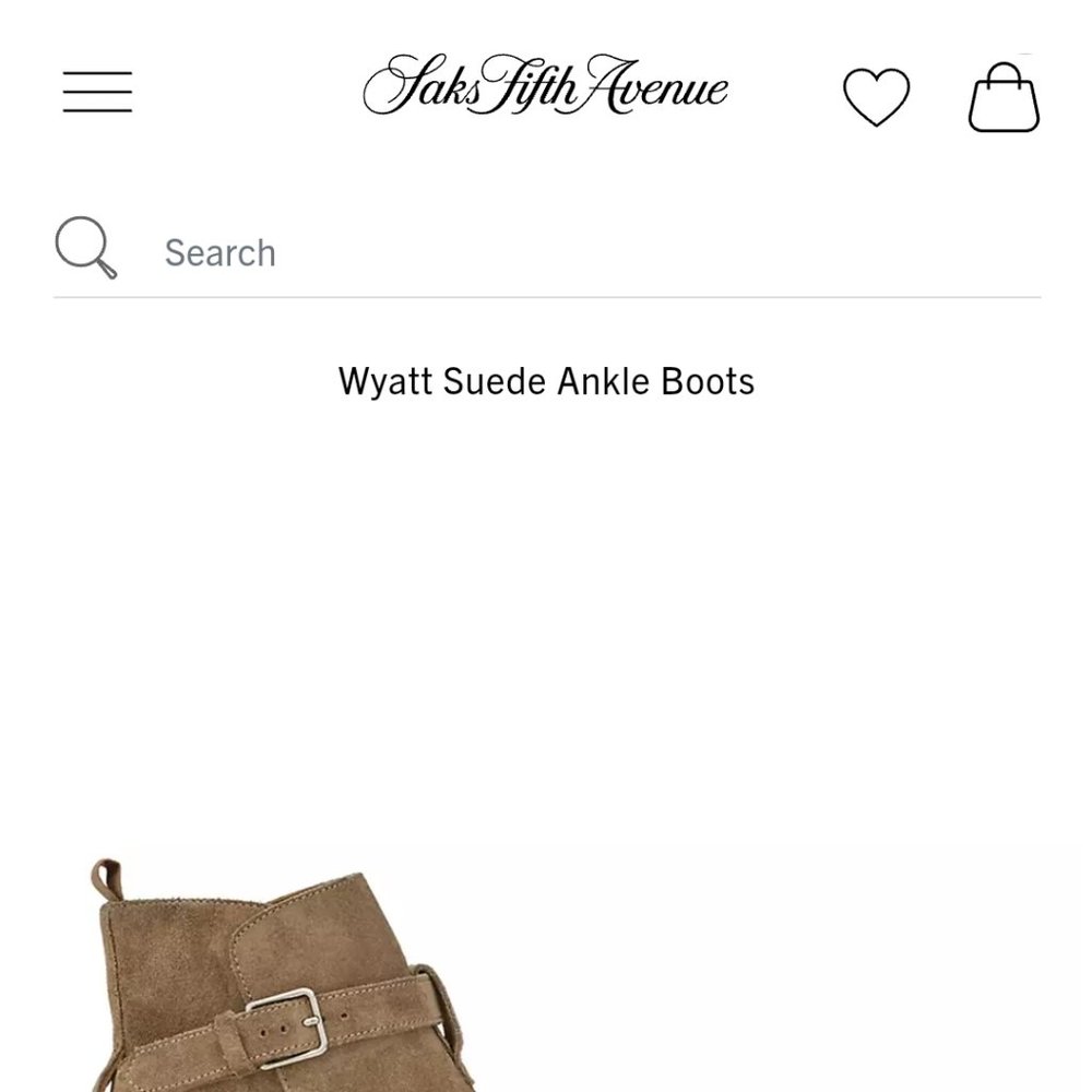 NEW Saint Laurent Suede Ankle Boot in Camel, Size 8.5 US - Picture 8 of 9